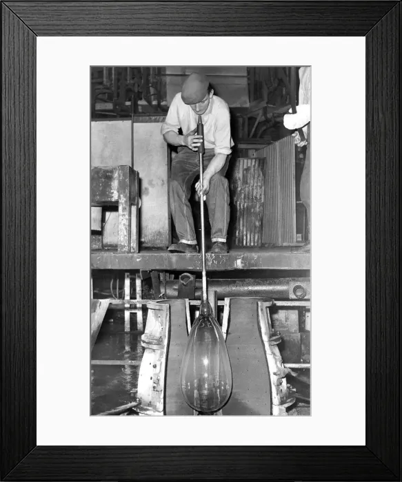 Framed Print : Mr. Dave Jobling very rarely gets glassy-eyed. How could he looking at 200 litre
