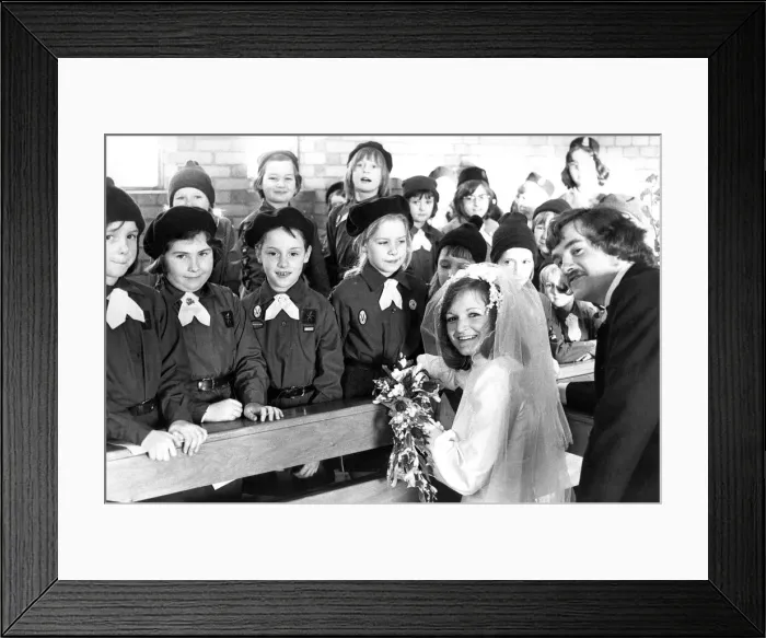 Framed Print : Brownies of the 11th Newcastle pack were special guests at the wedding of Miss Shirley
