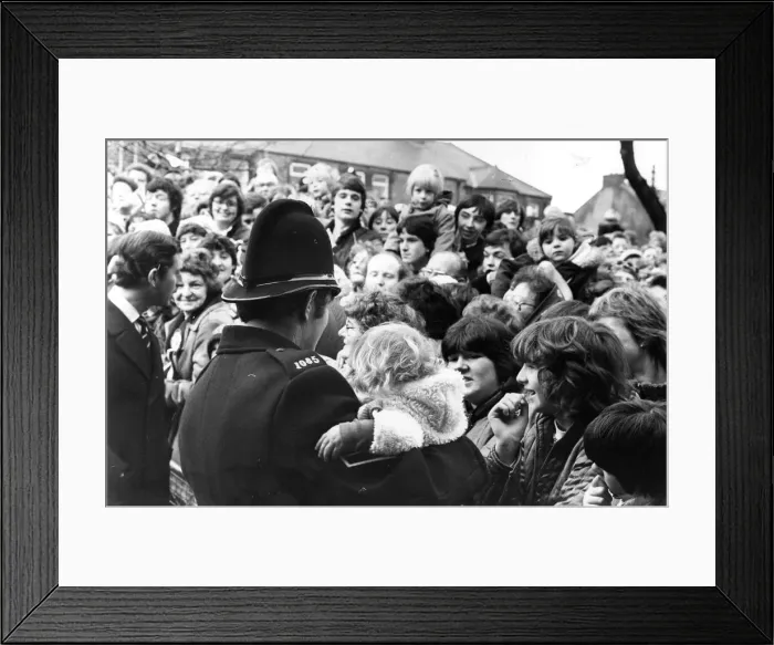 Framed Print : Prince Charles, The Prince of Wales during his visit to the North East 3 December 1982