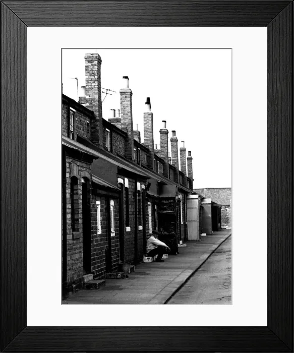 Framed Print : General views of the Northumberland village of Cambois Framed Print : General views of the Northumberland village of Cambois