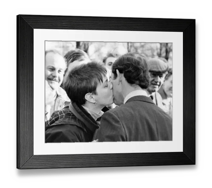 Framed Print : Prince Charles, The Prince of Wales during his visit to the North East 19 February 1988 Framed Print : Prince Charles, The Prince of Wales during his visit to the North East 19 February 1988