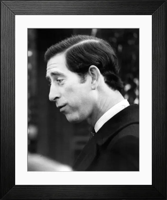 Framed Print : Prince Charles, The Prince of Wales during his visit to the North East 7 December 1983 Framed Print : Prince Charles, The Prince of Wales during his visit to the North East 7 December 1983