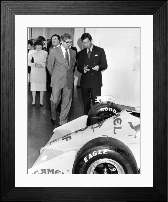 Framed Print : Prince Charles, The Prince of Wales during his visit to the North East 19 February 1988 Framed Print : Prince Charles, The Prince of Wales during his visit to the North East 19 February 1988