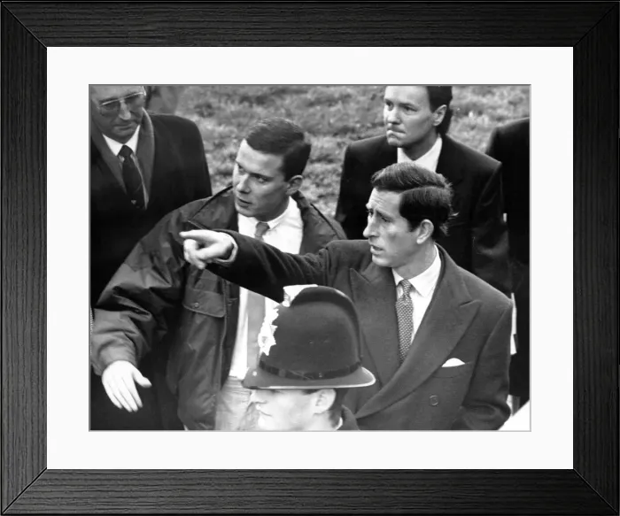 Framed Print : Prince Charles, The Prince of Wales during his visit to the North East 1 December 1989 Framed Print : Prince Charles, The Prince of Wales during his visit to the North East 1 December 1989