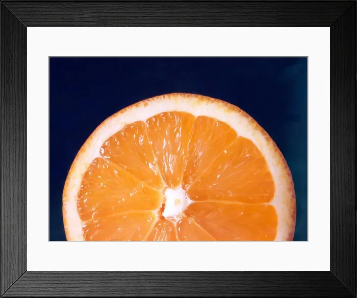 Framed Print : An orange