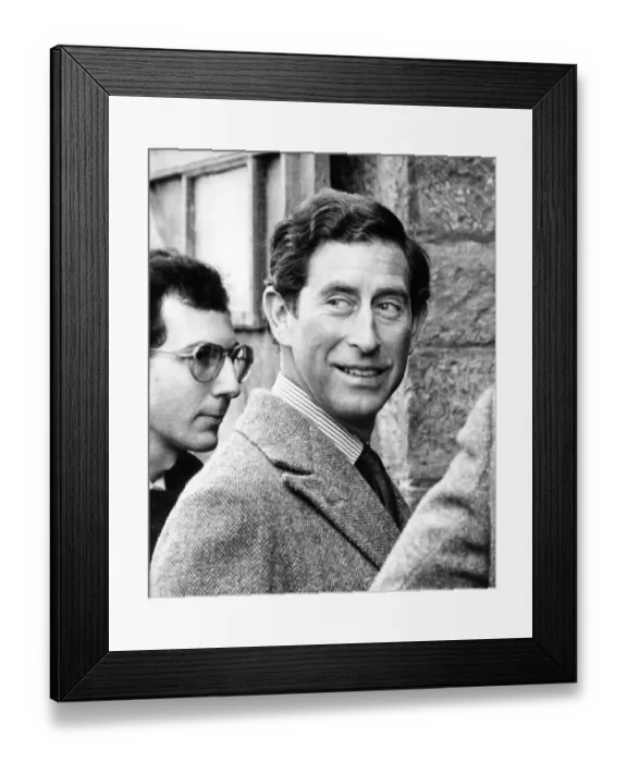 Framed Print : Prince Charles, The Prince of Wales during his visit to the North East 19 February 1988