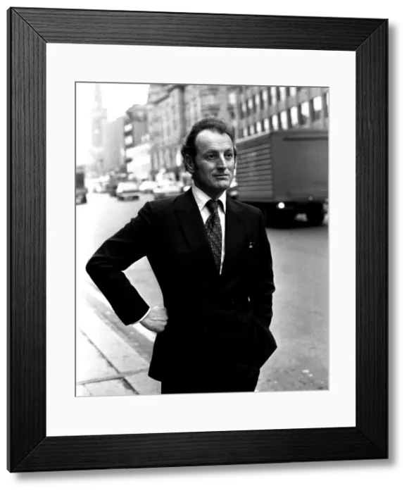 Framed Print : Gerald Harper, star of the TV series Hadleigh, was on Tyneside in November, 1977 Framed Print : Gerald Harper, star of the TV series Hadleigh, was on Tyneside in November, 1977