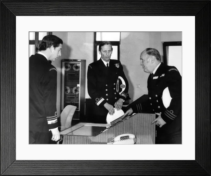 Framed Print : Prince Charles, The Prince of Wales during his visit to the North East 7 December 1983