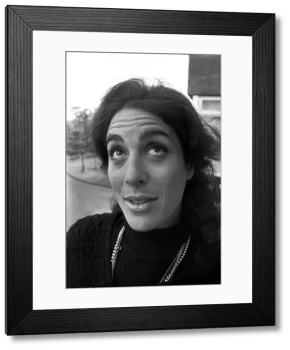 Framed Print : Eleanor Bron relaxes before appearing at the City Hall with John Amis Framed Print : Eleanor Bron relaxes before appearing at the City Hall with John Amis