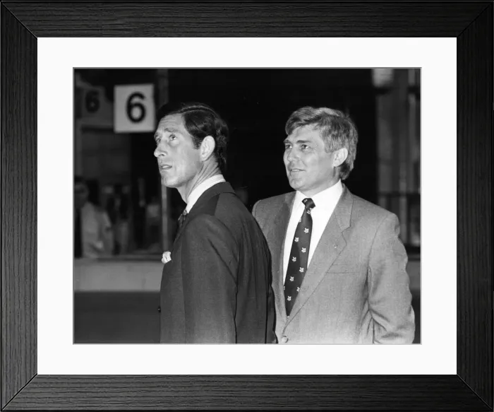 Framed Print : Prince Charles, The Prince of Wales during his visit to the North East 16 July 1987 - Framed Print : Prince Charles, The Prince of Wales during his visit to the North East 16 July 1987 -