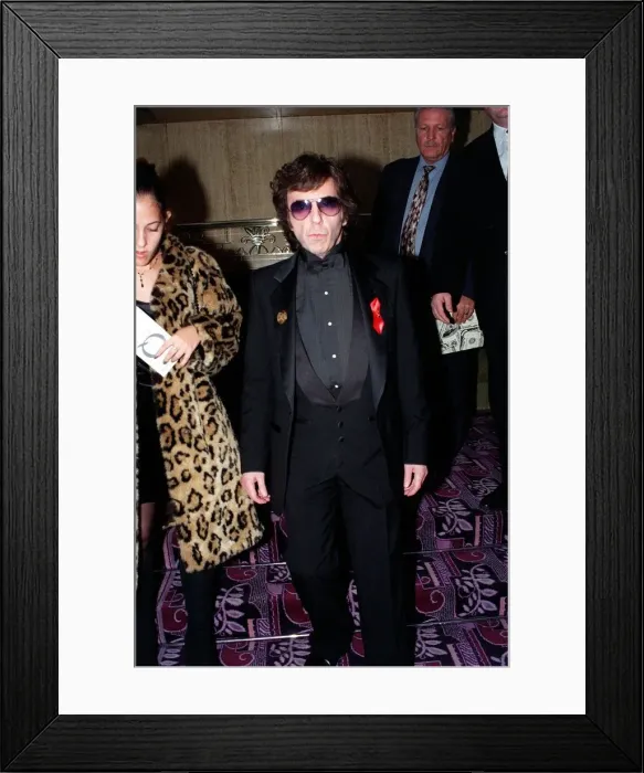 Framed Print : Phil Spector Record Producer, attending the Q awards held at the Park Lane Hotel in