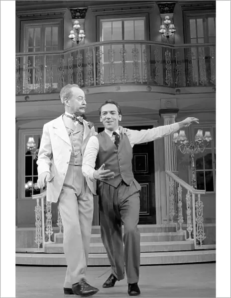 Actors Frank Thornton (l) as Sir John Tremayne & Robert Lindsay as Bill