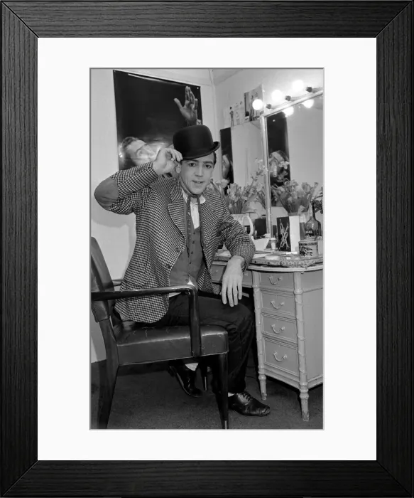 Framed Print : Robert Lindsay actor who is starring as Bill Snibson in the stage musical Me Framed Print : Robert Lindsay actor who is starring as Bill Snibson in the stage musical Me