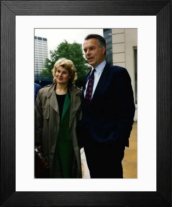 Framed Print : Dr David Owen MP former leader of the Social Democratic Party SDP