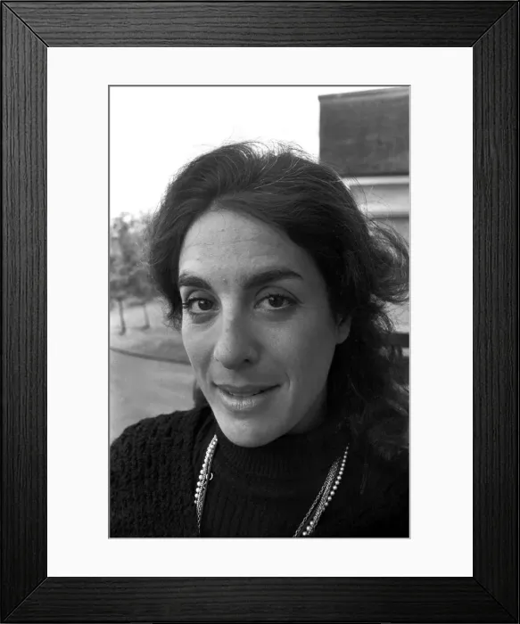 Framed Print : Eleanor Bron relaxes before appearing at the City Hall with John Amis Framed Print : Eleanor Bron relaxes before appearing at the City Hall with John Amis