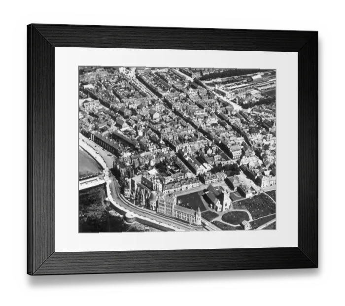 Framed Print : Aberystwyth holiday resort on the west coast of Wales July 1927 Framed Print : Aberystwyth holiday resort on the west coast of Wales July 1927