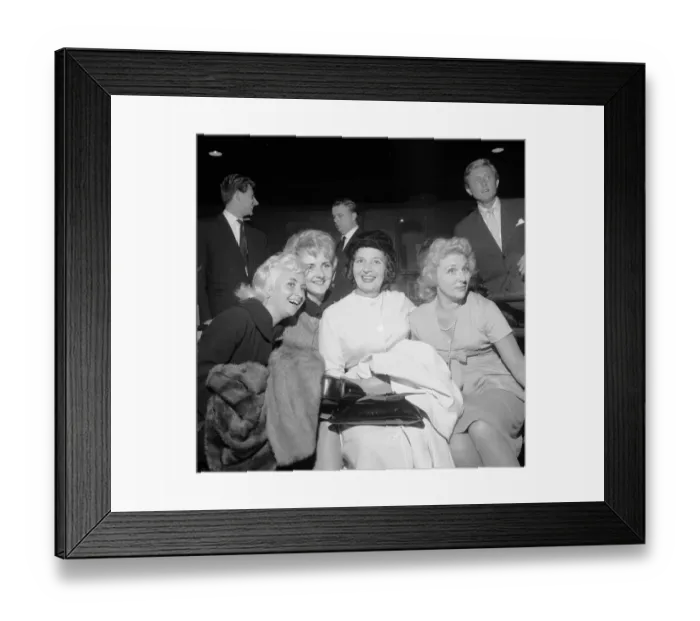 Framed Print : British singer and actor Gary Miller sees his wife off on a trip to Paris Framed Print : British singer and actor Gary Miller sees his wife off on a trip to Paris