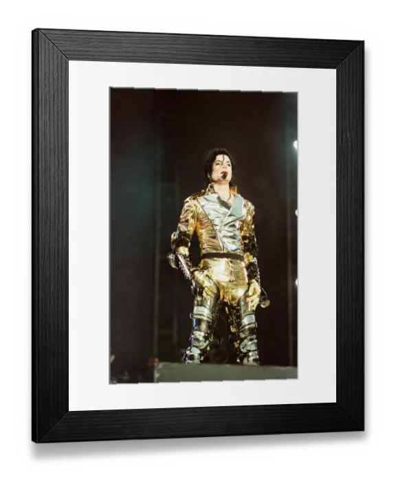 Framed Print : Michael Jackson seen here on stage at Sheffield 10th July 1997 Framed Print : Michael Jackson seen here on stage at Sheffield 10th July 1997