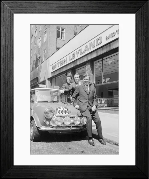 Framed Print : British Leyland unveil the rally team they are entering for the Daily Mirror World Cup Framed Print : British Leyland unveil the rally team they are entering for the Daily Mirror World Cup