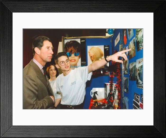 Framed Print : Prince Charles, The Prince of Wales during his visit to the North East 9 December 1994 Framed Print : Prince Charles, The Prince of Wales during his visit to the North East 9 December 1994