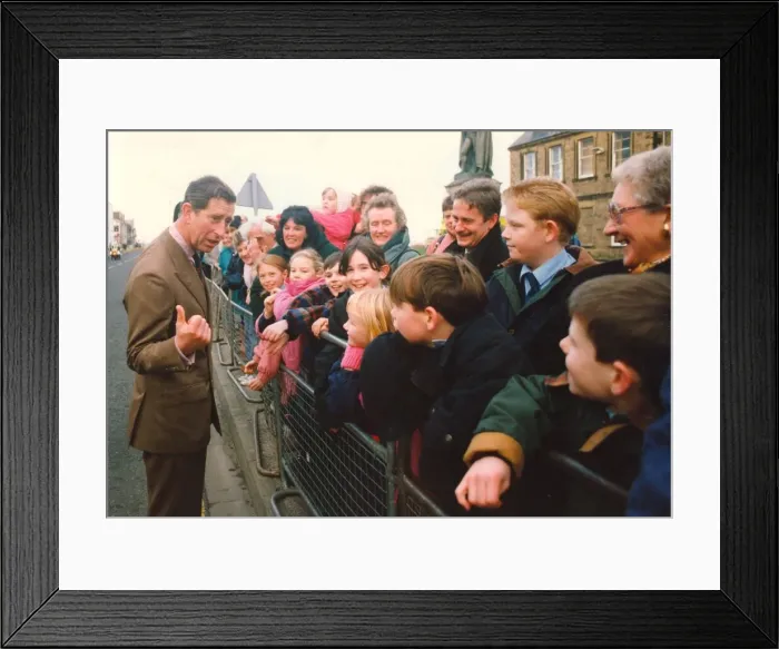 Framed Print : Prince Charles, The Prince of Wales during his visit to the North East 9 December 1994 Framed Print : Prince Charles, The Prince of Wales during his visit to the North East 9 December 1994