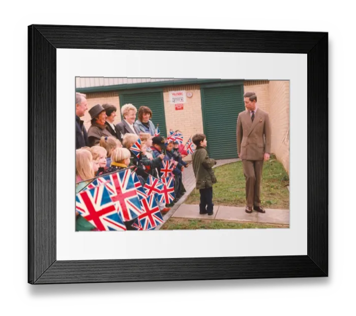 Framed Print : Prince Charles, The Prince of Wales during his visit to the North East 9 December 1994