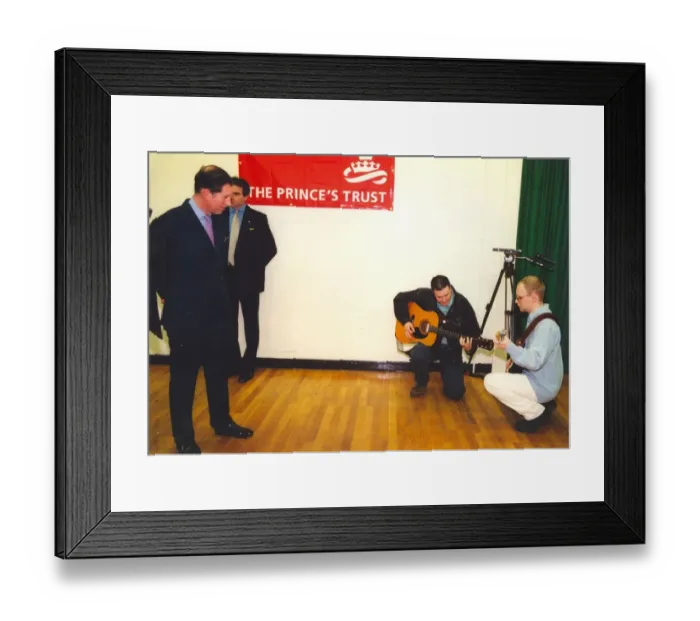 Framed Print : Prince Charles, The Prince of Wales during his visit to the North East 24 January 1997