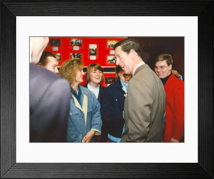 Framed Print : Prince Charles, The Prince of Wales during his visit to the North East 9 December 1994 Framed Print : Prince Charles, The Prince of Wales during his visit to the North East 9 December 1994