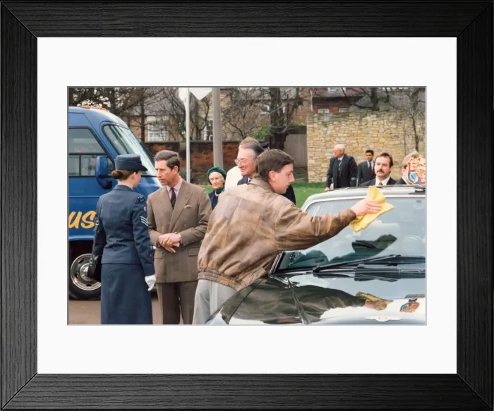 Framed Print : Prince Charles, The Prince of Wales during his visit to the North East 9 December 1994 Framed Print : Prince Charles, The Prince of Wales during his visit to the North East 9 December 1994
