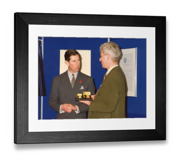 Framed Print : Prince Charles, The Prince of Wales during his visit to the North East 31 January 1992 Framed Print : Prince Charles, The Prince of Wales during his visit to the North East 31 January 1992