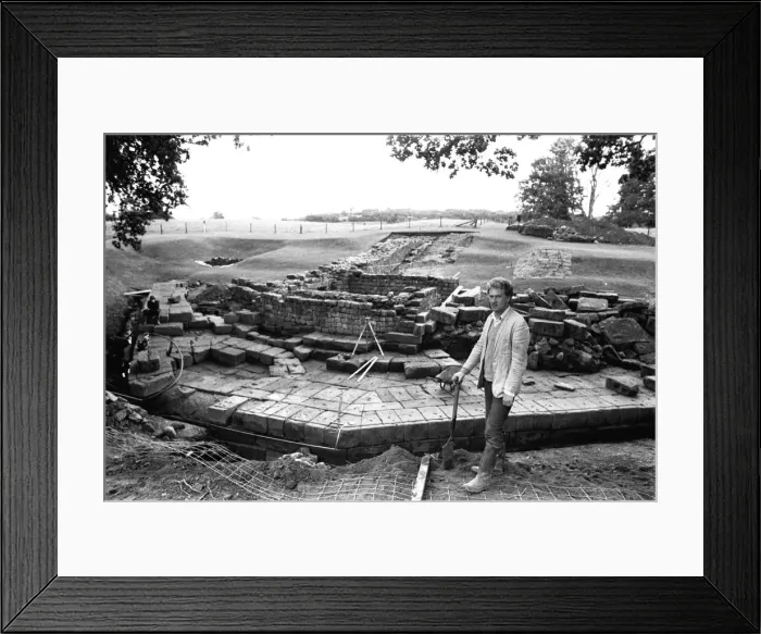 Framed Print : A team of archaeologists, led by Paul Bidwell (pictured) Framed Print : A team of archaeologists, led by Paul Bidwell (pictured)