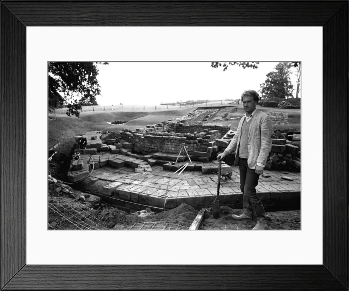 Framed Print : A team of archaeologists, led by Paul Bidwell (pictured) Framed Print : A team of archaeologists, led by Paul Bidwell (pictured)