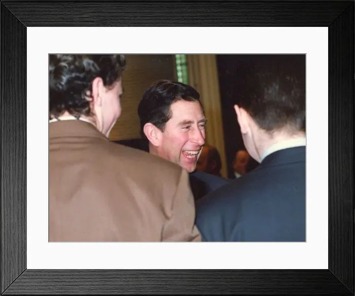 Framed Print : Prince Charles, The Prince of Wales during his visit to the North East 31 January 1992 Framed Print : Prince Charles, The Prince of Wales during his visit to the North East 31 January 1992