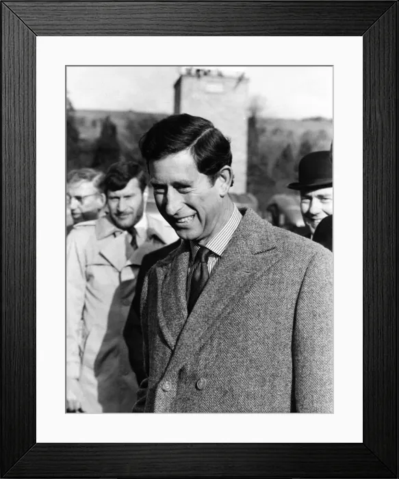 Framed Print : Prince Charles, The Prince of Wales during his visit to the North East 19 February 1988 Framed Print : Prince Charles, The Prince of Wales during his visit to the North East 19 February 1988