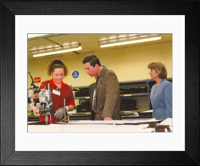 Framed Print : Prince Charles, The Prince of Wales during his visit to the North East 9 December 1994