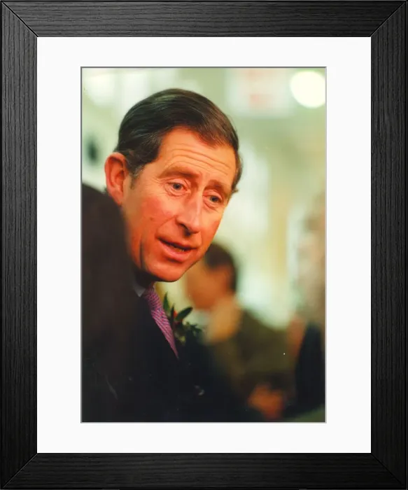 Framed Print : Prince Charles, The Prince of Wales during his visit to the North East 24 January 1997 Framed Print : Prince Charles, The Prince of Wales during his visit to the North East 24 January 1997