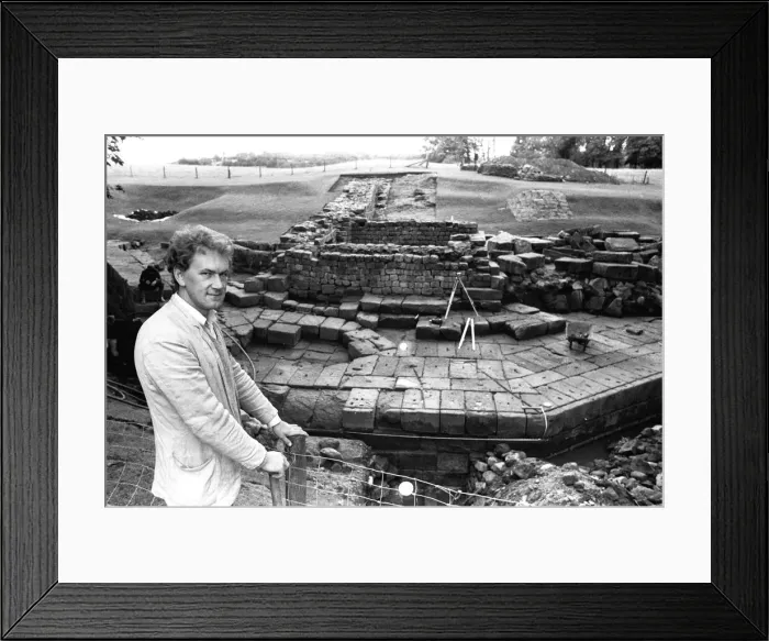 Framed Print : A team of archaeologists, led by Paul Bidwell (pictured) Framed Print : A team of archaeologists, led by Paul Bidwell (pictured)