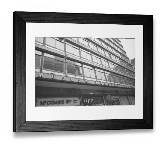 Framed Print : Exterior picture of Moscow Narodny Bank in London September 1971