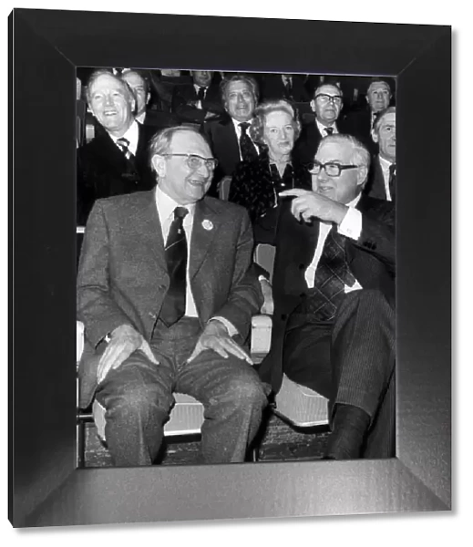 Jack Jones leader of the TGWU seen here with with Prime Minister James Callaghan at