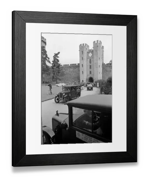 Framed Print : The Magnificent Sevens Jubilee Tour 1977 organised by the Austin Seven Car Club called in
