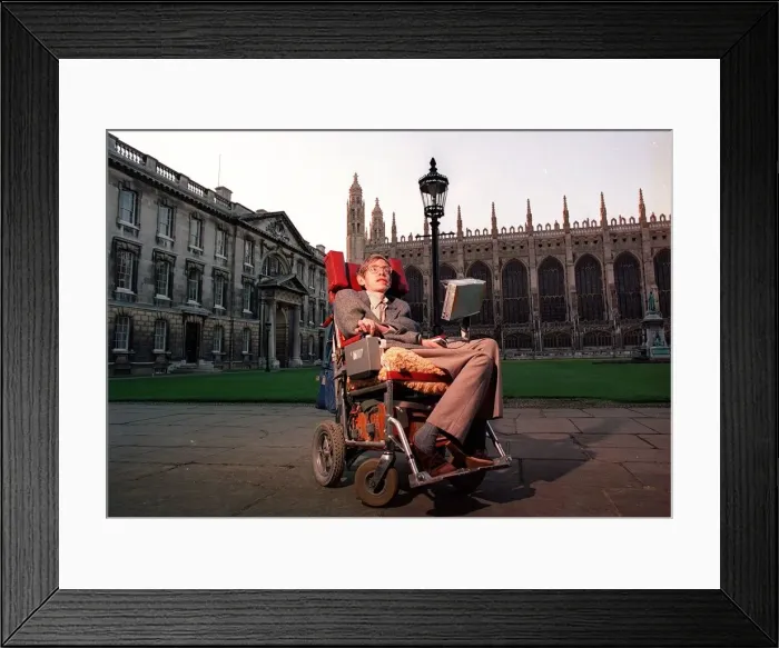 Framed Print : Stephen Hawking, CH, CBE, FRS, FRSA (born 8 January 1942 Framed Print : Stephen Hawking, CH, CBE, FRS, FRSA (born 8 January 1942