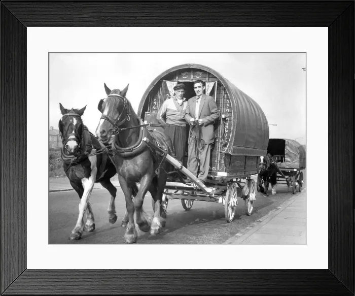 Framed Print : Off to the Appleby Horse Fair go mr. Hedley Turnbull (left), of Westway, Throckley Framed Print : Off to the Appleby Horse Fair go mr. Hedley Turnbull (left), of Westway, Throckley