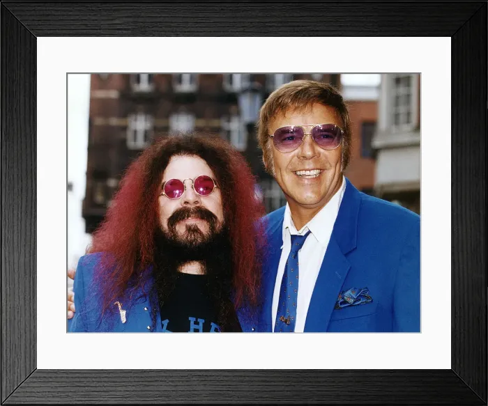 Framed Print : Marty Wilde Singer with Roy Wood Framed Print : Marty Wilde Singer with Roy Wood