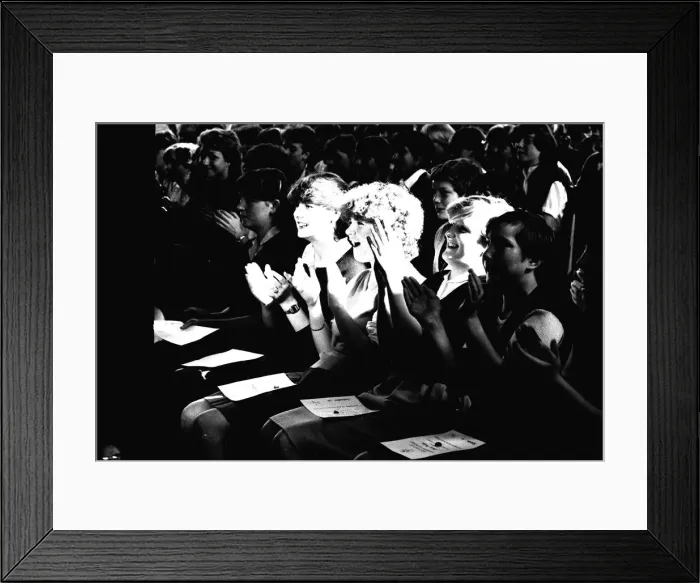 Framed Print : Comedian Freddie Starr at a pupil presenation night at Gateshead Framed Print : Comedian Freddie Starr at a pupil presenation night at Gateshead
