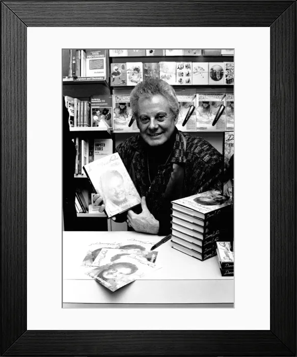 Framed Print : Entertainer Danny La Rue at WH Smiths in Eldon Square Framed Print : Entertainer Danny La Rue at WH Smiths in Eldon Square