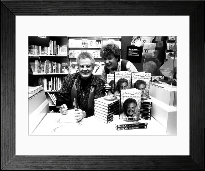 Framed Print : Entertainer Danny La Rue at WH Smiths in Eldon Square Framed Print : Entertainer Danny La Rue at WH Smiths in Eldon Square