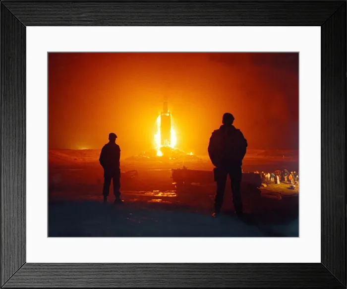 Framed Print : Stock picture of a bonfire in Darlington in 1996 Framed Print : Stock picture of a bonfire in Darlington in 1996