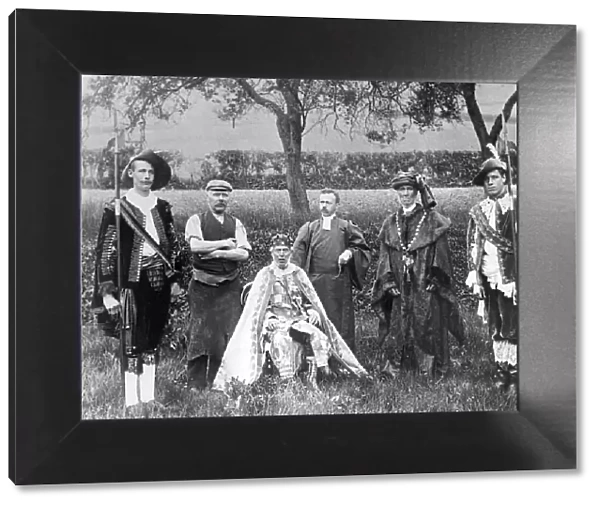 The Coronation of Charlie Rutherford as King of the Gypsies at Kirk Yetholm im May 1898