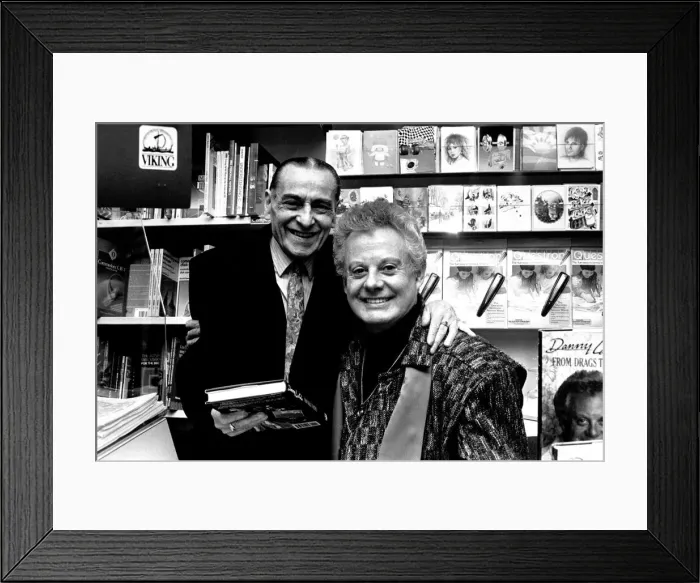 Framed Print : Entertainer Danny La Rue at WH Smiths in Eldon Square Framed Print : Entertainer Danny La Rue at WH Smiths in Eldon Square