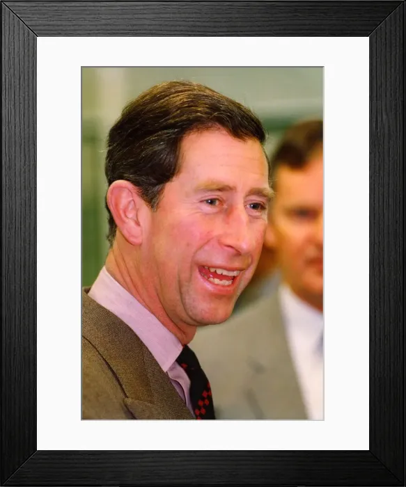 Framed Print : Prince Charles, The Prince of Wales during his visit to the North East 9 December 1994 Framed Print : Prince Charles, The Prince of Wales during his visit to the North East 9 December 1994